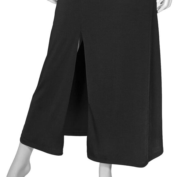 Jason Wu Black Sleeveless Maxi Dress with Slit - Picture 8 of 12